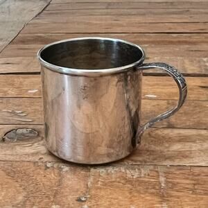 Vintage Rogers 1881 Silver Plated Baby Child Cup Silverplate